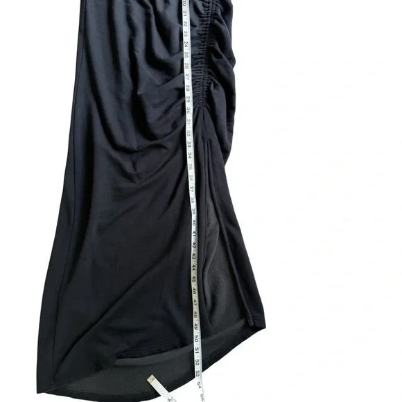 Daily Practice by Anthropologie Black Ruched Maxi Dress Women's M NWT $98 - Picture 12 of 12